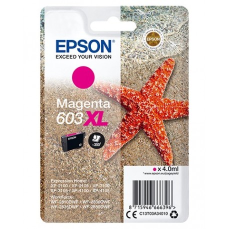 Tinteiro EPSON 603XL Magenta - 8715946666396