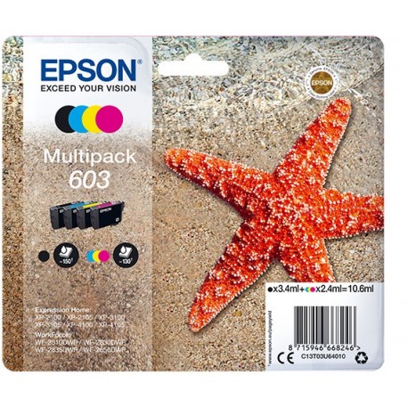 Tinteiro EPSON Multipack 603 4 Cores - 8715946668246