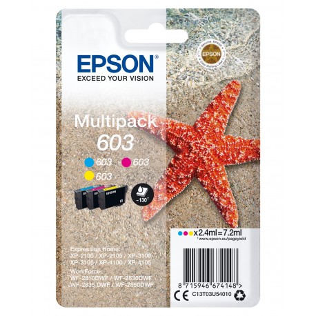 Tinteiro EPSON Multipack 603 Tri-Color Blister - 8715946674155