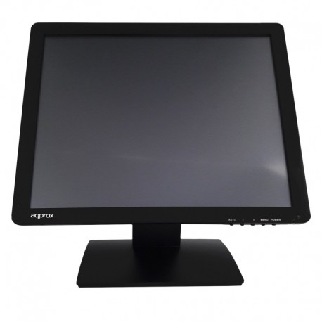 Monitor Approx MT19W5 48,3 cm 19" TFT XGA Touch Preto - 8435099525677
