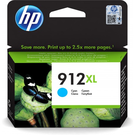 Tinteiro HP 912XL Cyan - 0192545866873