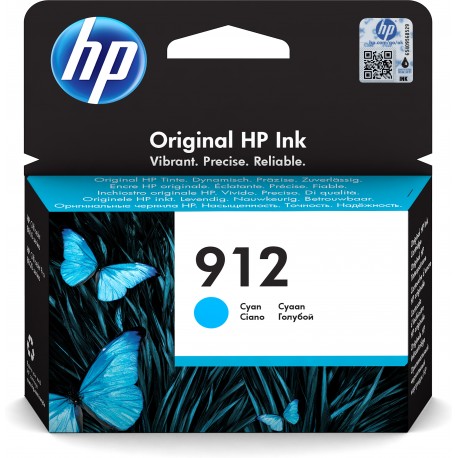 Tinteiro HP 912 Cyan - 0192545866712