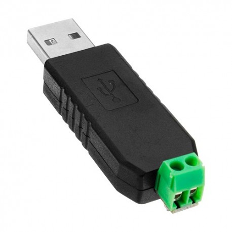 Dmtech DMT-RS485-USB Conversor RS-485 a USB Compatível com os Páineis de Incêndio DMTECH para conectar as Centrais a PC