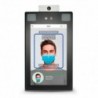 Zkteco ZK-PROFACEX-TD Controlo de Acesso de Parede Detecção de Febre e Máscara Reconhecimento Facial Palma Biométrico Autónomo Alarmes 8" IPS LED Cores Touch IP68 com Software - 8435452880009