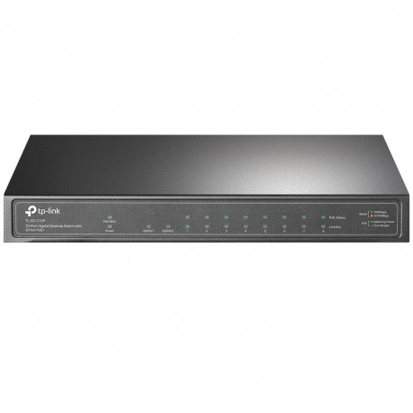 Switch TP-Link 10 Portas Gigabit PoE+ - TL-SG1210P - 6935364052980