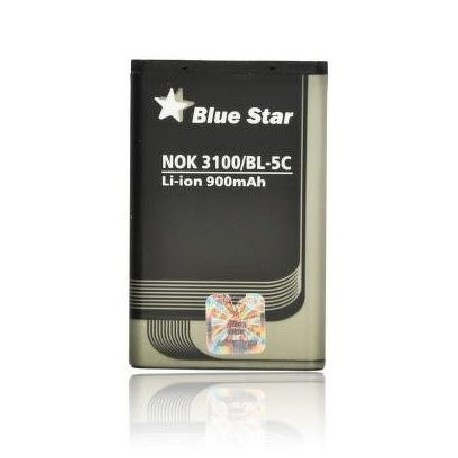 Bateria Nokia BL-5C 3100 3650 6230 3110 CLASSIC 900mAh Li-Ion Blue Star