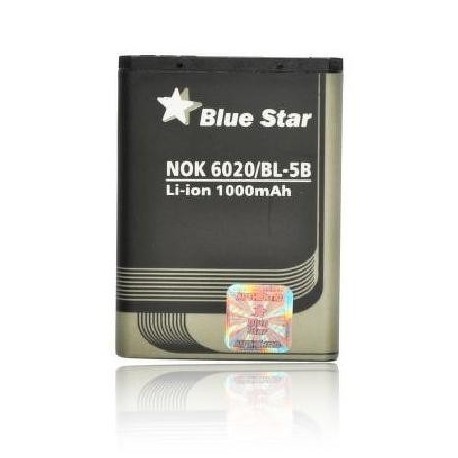 Bateria Nokia BL-5B 6020 5200 5300 3220 5140 1000mAh Li-Ion Blue Star Premium