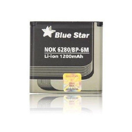 Bateria Nokia BP-6M 6280 9300 6151 N73 1200mAh Blue Star Premium