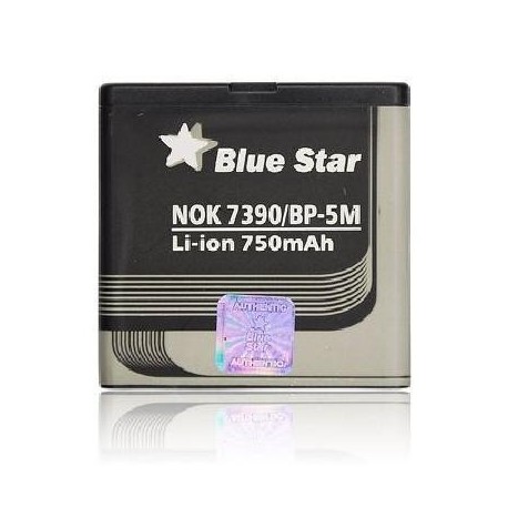 Bateria Nokia BP-5M 7390 6110 Navigador 8600 Luna 6500 Slide 5610 900mAh Li-Ion Blue Star Premium