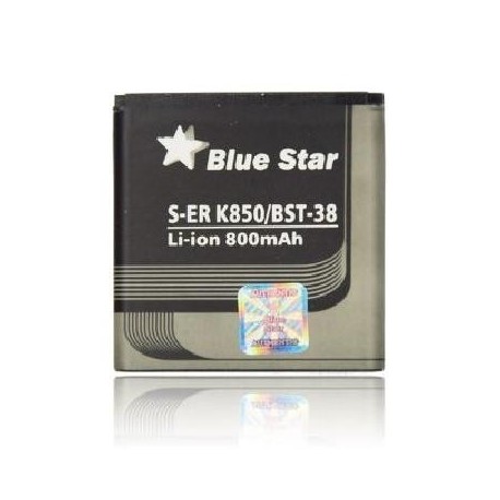 Bateria Sony Ericsson BST-38 K850 W580 T650 S500 K770 W890 C902 C510 800mAh Li-Ion Blue Star Premium