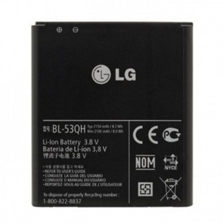 Bateria Original LG P760 Optimus L9 L9 II P880 P875 F5 BL-53QH 2150mAh Li-ion
