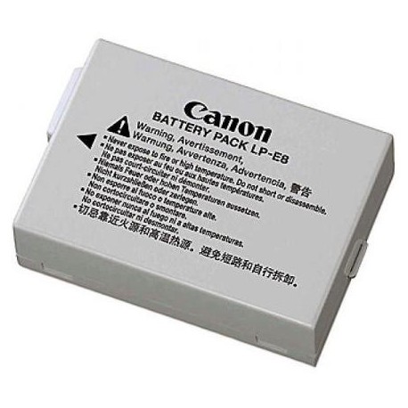 Bateria Canon LP-E8 LPE8 EOS 5D MarkII EOS 7D EOS 60D EOS 700D 1200mAh Li-ion