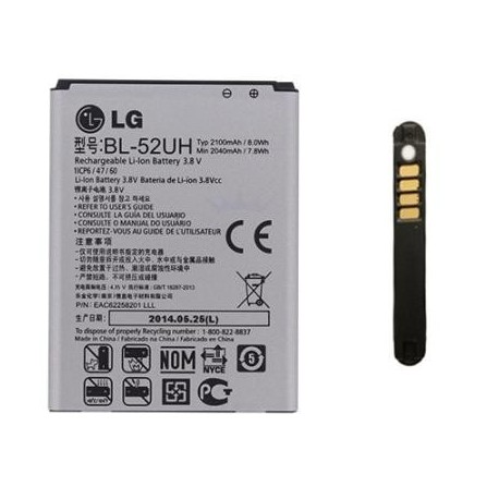 Bateria Original LG BL-52UH D320 L70 L65 D280 EAC62258201 2100mAh Li-ion