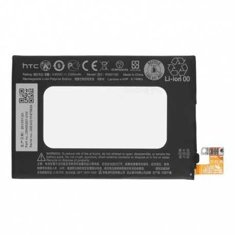 Bateria Original HTC One M7 BN07100 35H00207-01M HTC One HTC M7 HTC 802T HTC 802W HTC 802D 2300mAh Li-ion Polymer