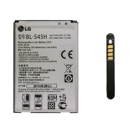 Bateria Original LG BL-54SH D405 L90 D722 G3 Mini D331 L Bello EAC62018301 2540mAh Li-ion