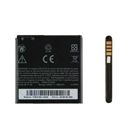 Bateria Original HTC BA S800 BL11100 35H00190-01M 02M 04 00M 35H00170-02M HTC DesireX T328e DesireV T328 1650mAh Li-ion