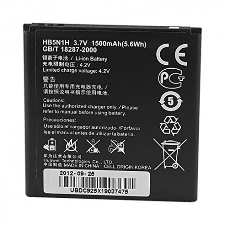 Bateria Original Huawei G300 G330 U8815 U8818 T8288 HB5N1H 1500mAh Li-ion