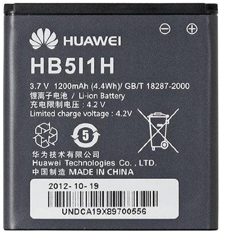 Bateria Original Huawei HB5I1H C8300 C6200 C6110 U8350 G7010 G6150 1200mAh Li-ion