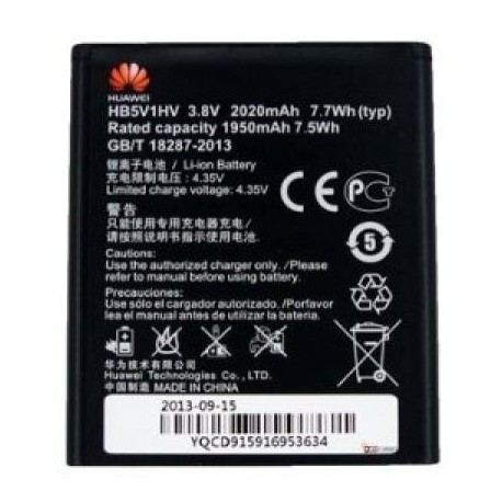 Bateria Original Huawei HB5V1HV Y300 Y300C U8833 Y500 T8833 2020mAh Li-ion