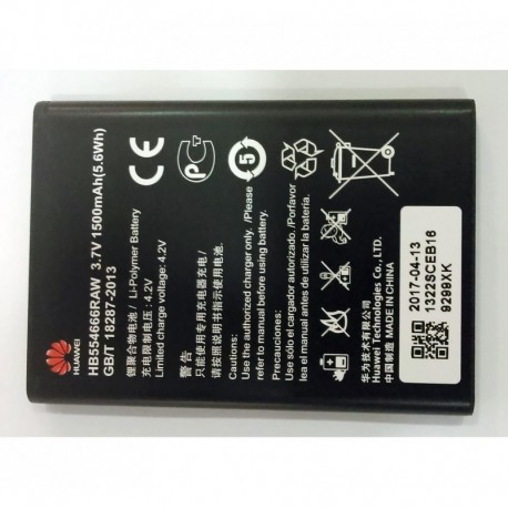 Bateria Original HUAWEI HB554666RAW AKKU E5375 EC5377 E5373 E5356 E5351 E5330 1500mAh Li-ion Polymer