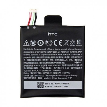 Bateria Original HTC ONE X X+ BM35100 2040mAh Li-ion Polymer