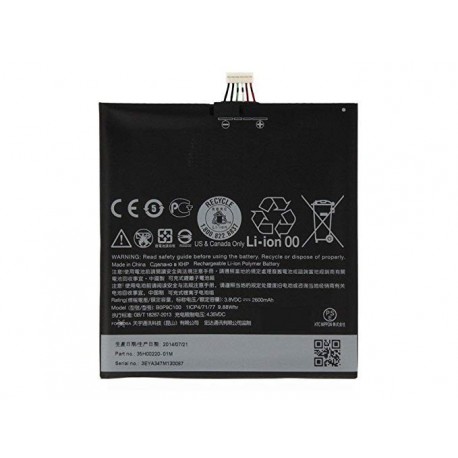 Bateria Original HTC Desire 816 816 Dual B0P9C100 2600mAh Li-ion Polymer