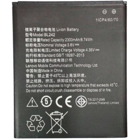 Bateria Original Lenovo A6000 BL242 2300mAh Li-ion