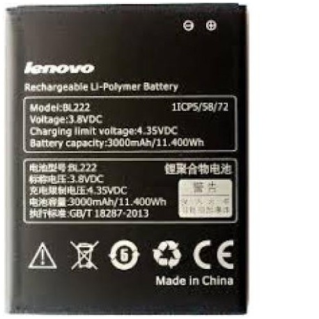 Bateria Original Lenovo S660 BL222 3000mAh Li-ion Polymer