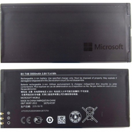 Bateria Original Nokia Lumia 640 XL BV-T4B 3000mAh Li-ion