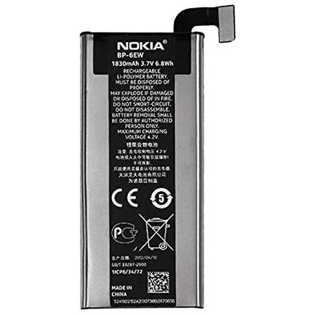 Bateria Original Nokia Lumia 900 BP-6EW 1830mAh Li-ion Polymer