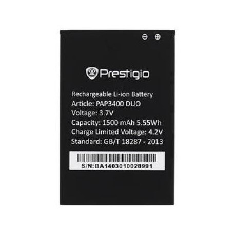 Bateria Original Prestigio MultiPhone PAP3400 DUO 1500mAh Li-ion