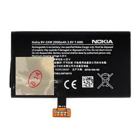 Bateria Original Nokia Lumia 1020 BV-5XW 2000mAh Li-ion