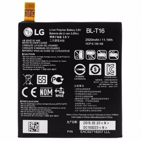 Bateria Original LG BL-T16 G Flex 2 H955 3000mAh Li-ion Polymer