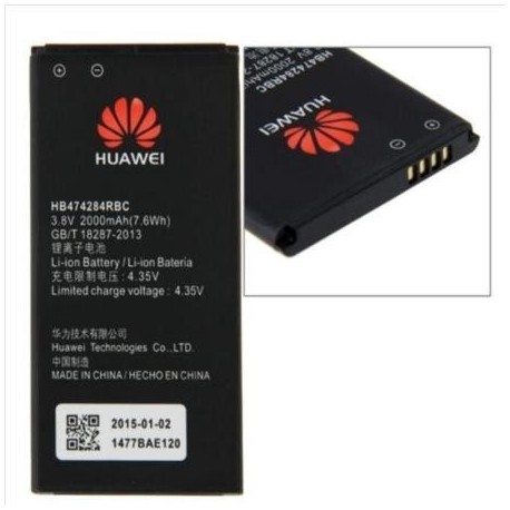 Bateria Original Huawei Ascend Y625 Y550 L01 Y635 L01 HB474284RBC 2000mAh Li-ion