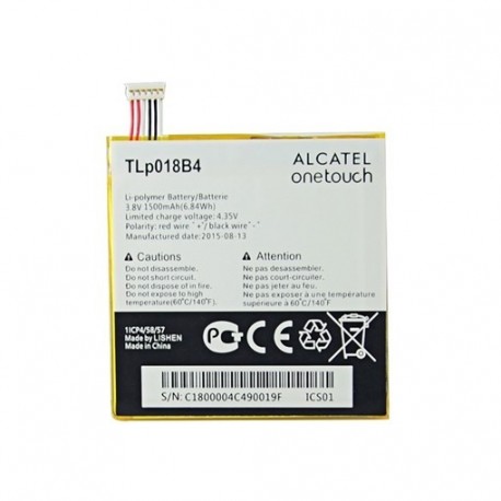 Bateria Original Alcatel TLP018B4 6030 IDOL OT6030 OT6030D OT7024 San Remo 1500mAh Li-ion Polymer