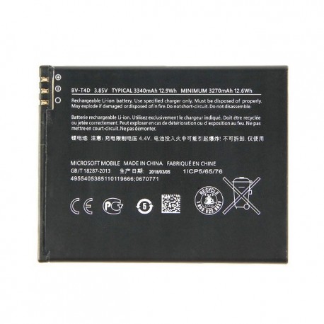 Bateria Original Nokia Microsoft Lumia 950 XL BV-T4D 3340mAh Li-ion