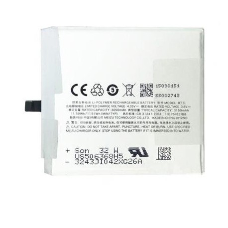 Bateria Original Meizu MX5 BT51 3150mAh Li-ion Polymer