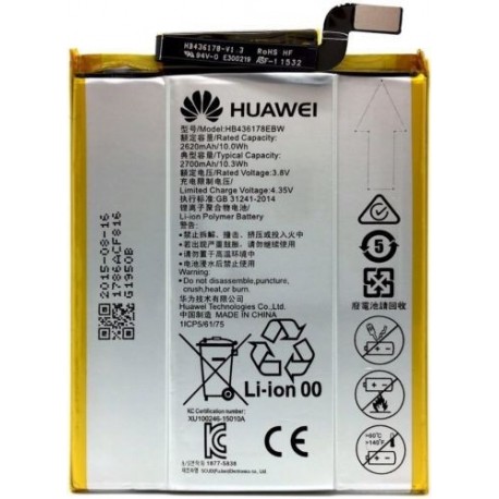 Bateria Original Huawei Mate S HB436178EBW 2620mAh Li-ion Polymer