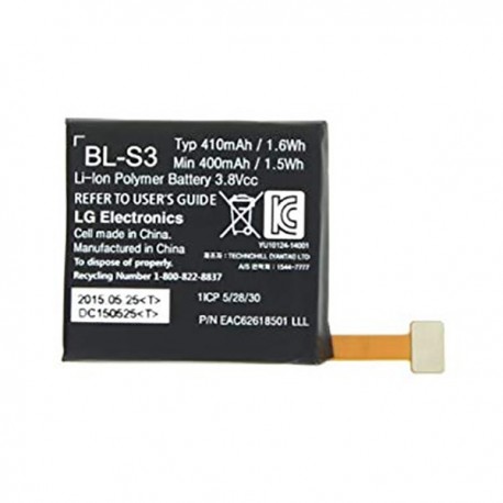 Bateria Original BL-S3 LG G Watch R 400mAh Li-ion Polymer