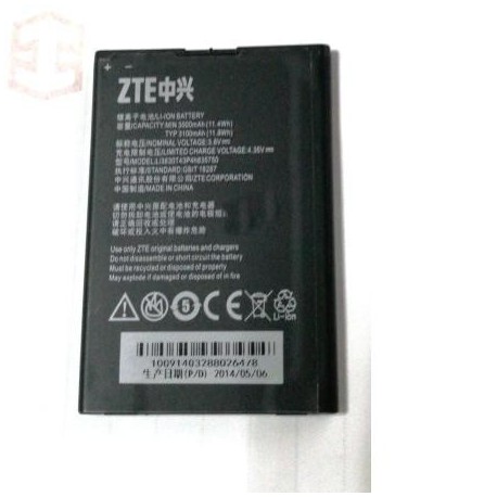 Bateria Original ZTE S2 S291 Grand S II 4G LTE Gran S2 Li383 3100mAh Li-ion