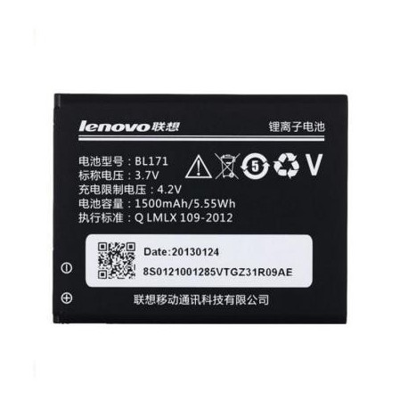 Bateria Original Lenovo A60 A500 A65 A390 A368 A390T BL171 1500mAh Li-ion