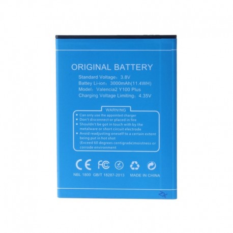 Bateria Original DOOGEE Y100 Plus 3000mAh Li-ion