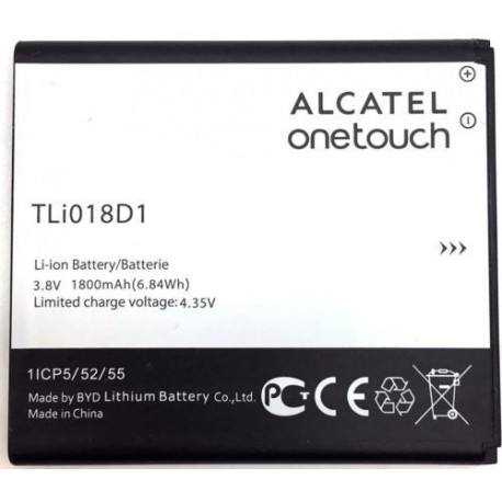 Bateria Original TLi018D1 Alcatel One Touch Pop D5 5038D Dual 5038X 1800mAh Li-ion