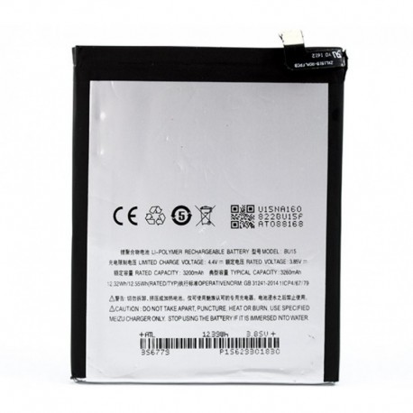 Bateria Original Meizu BU15 Meizu U20 3200mAh Li-ion Polymer