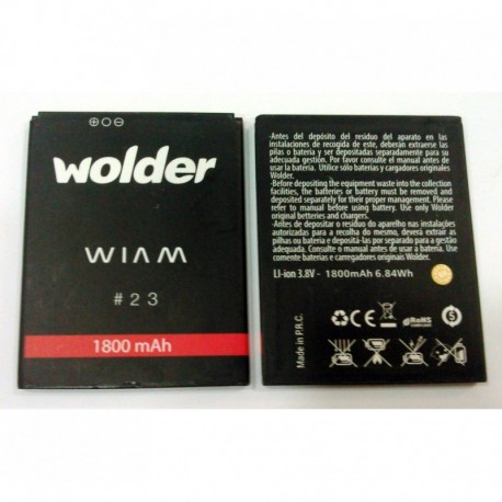 Bateria Wolder Wiam 23 1800mAh Li-Ion