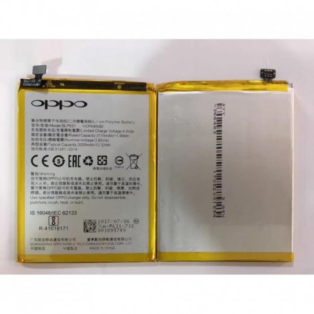 Bateria Original BLP631 Oppo A77 F1s 2017 3200mAh Li-ion Polymer