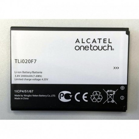 Bateria Original TLi020F7 Alcatel Pixi 4 (5) 5045D 2000mAh Li-ion Desmontajem