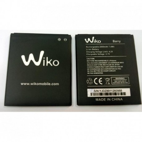 Bateria Original Wiko Barry Bloom Rainbow Jam 3G Stairway Darknight 5222 2000mAh