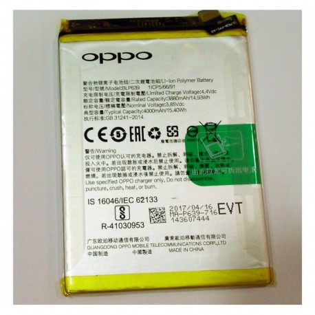 Bateria Original BLP639 Oppo R11 Plus R11 Plus Dual SIM R11 Plus Dual SIM TD-LTE R11 3880mAh Li-ion Polymer
