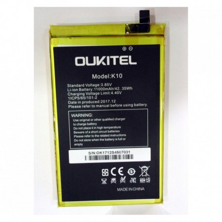 Bateria Original Oukitel K10 11000mAh Li-ion Polymer